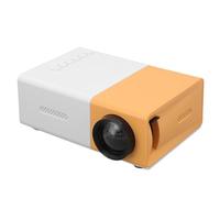 Lazmin112 Projecteur Portable, Projecteur LCD Miniature 1080P HD avec Haut-Parleur intégré et Plusieurs Interfaces, Compatible avec Téléphone, Ordinateur Portable, TV, pour Divertissement