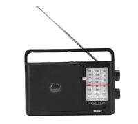 Lazmin112 Radio AM FM SW Portable, Haut-Parleur Bluetooth, Télécommande, Fonctionne sur Batterie, avec Puce Anti-interférence et Performances de Haut-Parleur Claires, pour la Maison, Le (Prise UE