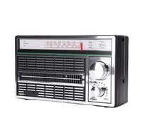 Lazmin112 Radio AM FM SW Portable, Radio Rétro avec Antenne de 21 Cm et Haut-Parleur Magnétique, pour Les Voyages en Plein Air à la Maison et Une Utilisation d'urgence