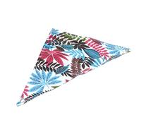 Lazmin112 Reptiles Hamac, Toile Fiable Dragons Barbus Spacieux Hamacons Hamac Colorful Flower Match Triangulaire Installation avec ASSURS pour Les Petits Animaux (White)