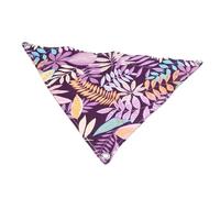 Lazmin112 Reptiles Hamac, Toile Fiable Dragons Barbus Spacieux Hamacons Hamac Colorful Flower Match Triangulaire Installation avec ASSURS pour Les Petits Animaux (Purple)