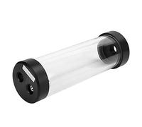 Lazmin112 Réservoir d'eau pour Ordinateur, Matériau PMMA + Pom Dissipateur de Chaleur pour Système de Refroidissement PC à 3 Trous, Anti-Cyclone intégré, avec Boucle Réglable en ABS