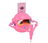 Lazmin112 Robot à Dessin pour Enfants, Machine à Dessin éducative avec 100 Cartes, 14 Stylos, Musique de Fond Amusante, pour Garçons et Filles, Apprentissage Créatif Heuristique (Pink)