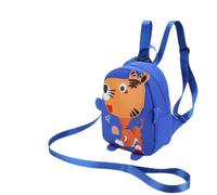Lazmin112 Sac à Dos Anti-perte pour Cartable avec Harnais de sécurité pour Enfants, Activités de Plein Air, Joli Sac à Bandoulière pour Voyager - Rouge/jaune/bleu 21,6 X 18,1 X 9,9 Cm (rouge)