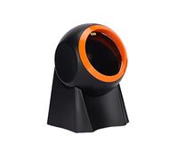Lazmin112 Scanner de Codes à Barres Fixe USB, Balayage D'écran de QR 1D 2D Lecteur de Codes à Barres Mains Libres Scanner de à Barres de Bureau pour POS PC Supermarché Librairie Centre