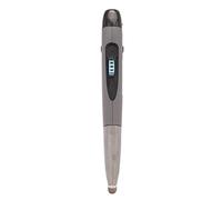 Lazmin112 Souris à Stylet Optique sans Fil, 2,4 GHz 33 Pieds USB à Entrée Vocale, Souris à Stylet Optique de Poche, 1600 DPI, Mini Stylo de Souris de Bureau, pour Ordinateur Portable, (Gris)