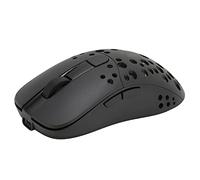 Lazmin112 Souris de Jeu RVB de Conception en Nid d'abeille, Souris de Jeu Rechargeable sans Fil/Filaire à 2 Modes avec Souris D'ordinateur Réglable à Six Niveaux DPI pour Les Joueurs PC