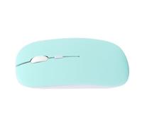 Lazmin112 Souris D'ordinateur sans Fil, Mini Souris sans Fil Portable Slim Blutooth 3.0, 3 Vitesses DPI Réglable, Compatible avec pour Win, pour iOS, pour Système (Moule Simple givré)