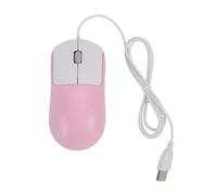 Lazmin112 Souris Optique Filaire, Souris Ergonomique USB Haute Définition avec Suivi Optique 1200 DPI et Prise en Main Confortable, pour Ordinateur Portable et de Bureau. (Pink)