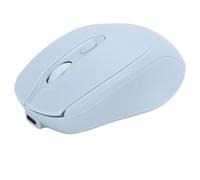 Lazmin112 Souris sans Fil, 5.0 et 2,4 G, Double Mode, Rechargeable, Ergonomique, Silencieux, avec Récepteur USB, pour Ordinateur Portable, PC, Tablette (Blue)