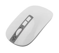 Lazmin112 Souris sans Fil AI, Saisie Vocale, Traduction, Recherche, Commande, Analyse Swot, Chatgpt, 800-4000 Dpi, Microphone Intégré, Souris Vocale Rechargeable, pour Ordinateurs (White)