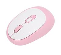 Lazmin112 Souris sans Fil, Souris Optique Ergonomique 2,4 G avec Récepteur USB, 800 1600 2400 3 DPI Réglables, Souris D'Ordinateur pour Ordinateur Portable, PC, Chromebook (Rouge Clair)