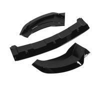 Lazmin112 Spoiler Lip BUCHEMENTS Avant, Bord Spoiler Lip BUTMER Bord 3PCS SCRACK-RÉSISTANT Anti-oxydation pour GLE43 2015 à 2018 (Noir Brillant)
