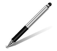 Lazmin112 Stylet, Stylet en Métal pour écran Tactile avec Haute sensibilité et Précision, Compatible avec Tablette, Téléphone Portable (Silver)