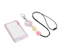 Lazmin112 Support de Badge de Lonyard, Coins Arrondi Transparent - Porte-badge ID Qui Peut être Mis en Place pour l'enseignant pour l'enseignant (3)