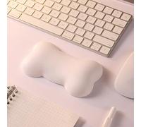 Lazmin112 Support de Repose-Poignet de Souris Ergonomique étanche pour Le Travail à Domicile, Repose-Poignet de Clavier Confortable, Utilisation Multifonctionnelle (White)
