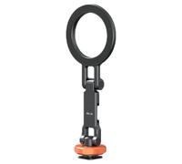 Lazmin112 Support de Téléphone Magnétique, Support de Téléphone Pliable et Réglable avec Rotation à 360° et Aimant N52 Puissant, pour 12 13 14 15 16 et Diffusion en Direct