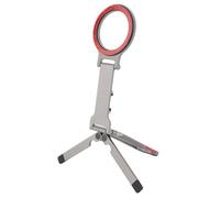 Lazmin112 Support de Trépied Magnétique pour Téléphone, Rotation à Double Axe, Forte Aspiration Magnétique, Port Vis Extensible de 1 à 4 Pouces pour Trépieds et Lumières Remplissage