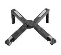 Lazmin112 Support pour Ordinateur Portable, Support de Base pour Ordinateur Portable Pliable en Matériau ABS, Réglage sur 2 Niveaux, Adapté aux Ordinateurs Portables et Tablettes de Moins