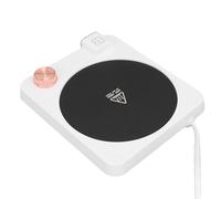 Lazmin112 Tasse de café Réchauffeur 9 Réglages de Température Tasse électrique Chauffe pour Le Bureau Arrêt Timer Universal Fit Merveilleux Choix de ABS ABS PP Matériau, Idéal pour Le Bureau à
