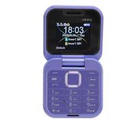 Lazmin112 Téléphone à Clapet pour Senior, Téléphone Portable Pliable 2G avec Gros Boutons, Son Fort, Double SIM, Numérotation Rapide, Radio FM, Lampe de Poche LED, Téléphone Senior Longue