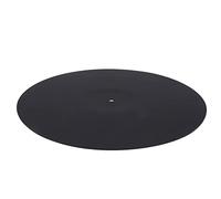 Lazmin112 TOURNANT TAPIS DE PLATEAU, 12 POUCES ANTISTIQUE RÉDUISANT Les Vibrations, Disque Vinyle en Caoutchouc, Universel pour Les Tourne-Disques Vinyle