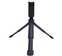 Lazmin112 Trépied Portable pour Perche à Selfie, Trépied de Bureau Compact à Rotation à 360 ° avec Support pour Griffe Froide pour Smartphone, Photographie, Enregistrement Vidéo