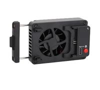 Lazmin112 Ventilateur de Refroidissement de Caméra, Montage Réglable avec Affichage de la Température LED, Contrôle Automatique de la Vitesse du Ventilateur pour ZV A7 FX30 A6700 R