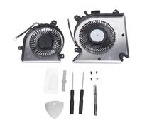 Lazmin112 Ventilateur de Refroidissement pour GF63 8RC, Ventilateur de Remplacement pour CPU GPU pour Ordinateur Portable avec Connecteur d'alimentation à 4 Broches, Performances