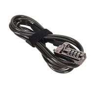 Lazmin112 Verrou pour Ordinateur, Combinaison 4 Cadrans Numériques avec Longueur Réglable, sous des Tests Rigoureux, Câble de sécurité Durable pour Ordinateur Portable avec Verrou pour Dell