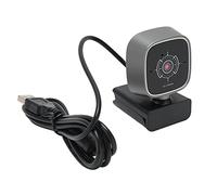 Lazmin112 Webcam HD 1080P avec Double, Caméra USB Plug and Play, Application, pour l'enseignement en Ligne, la Vidéoconférence et la Diffusion Web en