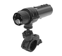 Lazmin112 WiFi Caméra de Casque de Moto Bike, Caméra Grand Angle 4K 140 °, Anti-Shake, épreuve de l'eau, avec Lampe de Poche,Support Rotatif et Remplissage de Lumière pour Vélo,Moto