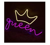 Lazmira Enseigne au néon Enseigne au néon lettres bleues guirlande lumineuse décorative pour fête d'anniversaire(Neon2)