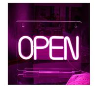 Lazmira Enseigne au néon Luminaires Enseigne Au Néon Signe D'affaires Ouvert Ultra Boutique Lampe Publicitaire