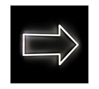 Lazmira Enseigne au néon Néon Enseignes lumineuses Decor Flèche De Direction, Lumière, Navigation, Décoration Maison, Bar(22X16cm)