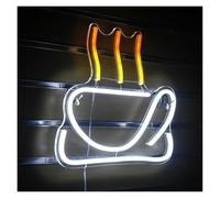 Lazmira Enseigne au néon Pour néon lumière tasse à café enseigne lumineuse LED fête mariage boutique anniversaire réunion salle murale personnalité art décoration murale(B)