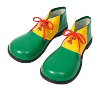 Lazutom Chaussures de clown surdimensionnées et amusantes pour adultes - Accessoire de costume pour Halloween, cosplay, carnaval, bal masqué, Vert, Taille unique