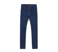 Lazutom Jeans d'hiver chaud épais pour femme avec doublure en polaire, bleu, 34