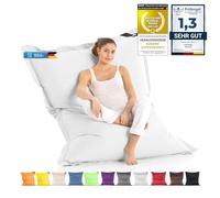 LAZY BAG Pouf géant classique XXL 140 x 180 cm, coussin d'assise 2 en 1, moments confortables intérieur-extérieur