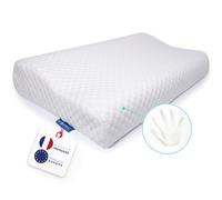 Lazy Bear Home | Oreiller Ergonomique Cervical Oreiller Memoire Forme | Coussin Cervical 60x35x9/11 cm | Soulage Douleurs Cervicales | Coussin Orthopédique | Marque FR | Fabriqué en Europe