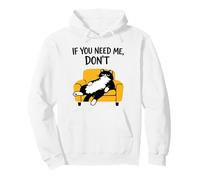 Lazy Cat Drôle Introverti Humour Canapé Chill Cat Meme Sweat à Capuche