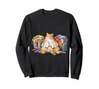 Lazy Cat Laundry Day Humeur Sweatshirt