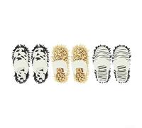 Lazy Cleaning Made Simple Mop Chaussons pour un entretien rapide et efficace du sol pendant que vous bougez (vache blanche)