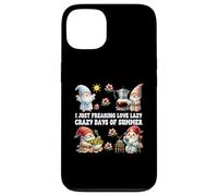 Lazy Crazy Days Of Summer Gnomes For Family Funny Vacation Coque pour iPhone 13