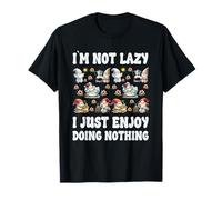 Lazy Dad Gnomes I`m Not Lazy I Just Enjoy Doing Nothing T-Shirt