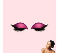 Lazy Eye Shadow Eyelash Patch - 2-in-1 Reusable Eye Make-up Stickers with False Lashes & Shadow, No Need for Make-up, You Can Have 3D Eyes - Perfect Eyes Makeup in a Snap (Pink)