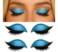 Lazy Eye Shadow Eyelash Patch (2PCS Blue)