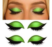 Lazy Eye Shadow Eyelash Patch (2PCS Green)