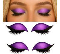 Lazy Eye Shadow Eyelash Patch (2PCS Purple)