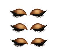 Lazy Eye Shadow Eyelash Patch (3PCS Glod)
